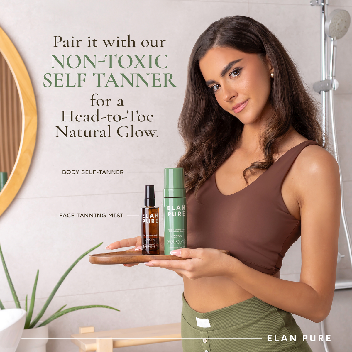 ELAN PURE face Tanning Mist