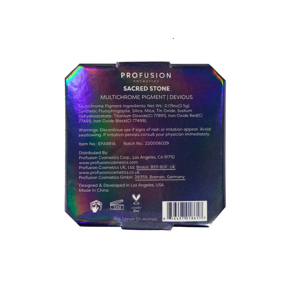 PROFUSION Sacred Stone Multichrome Pigment Eyeshadow