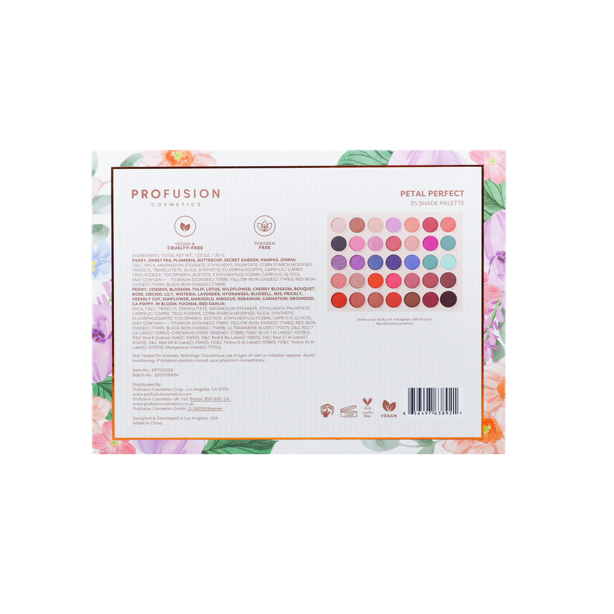 PROFUSION Petal Pefect | 35 Shade Palette