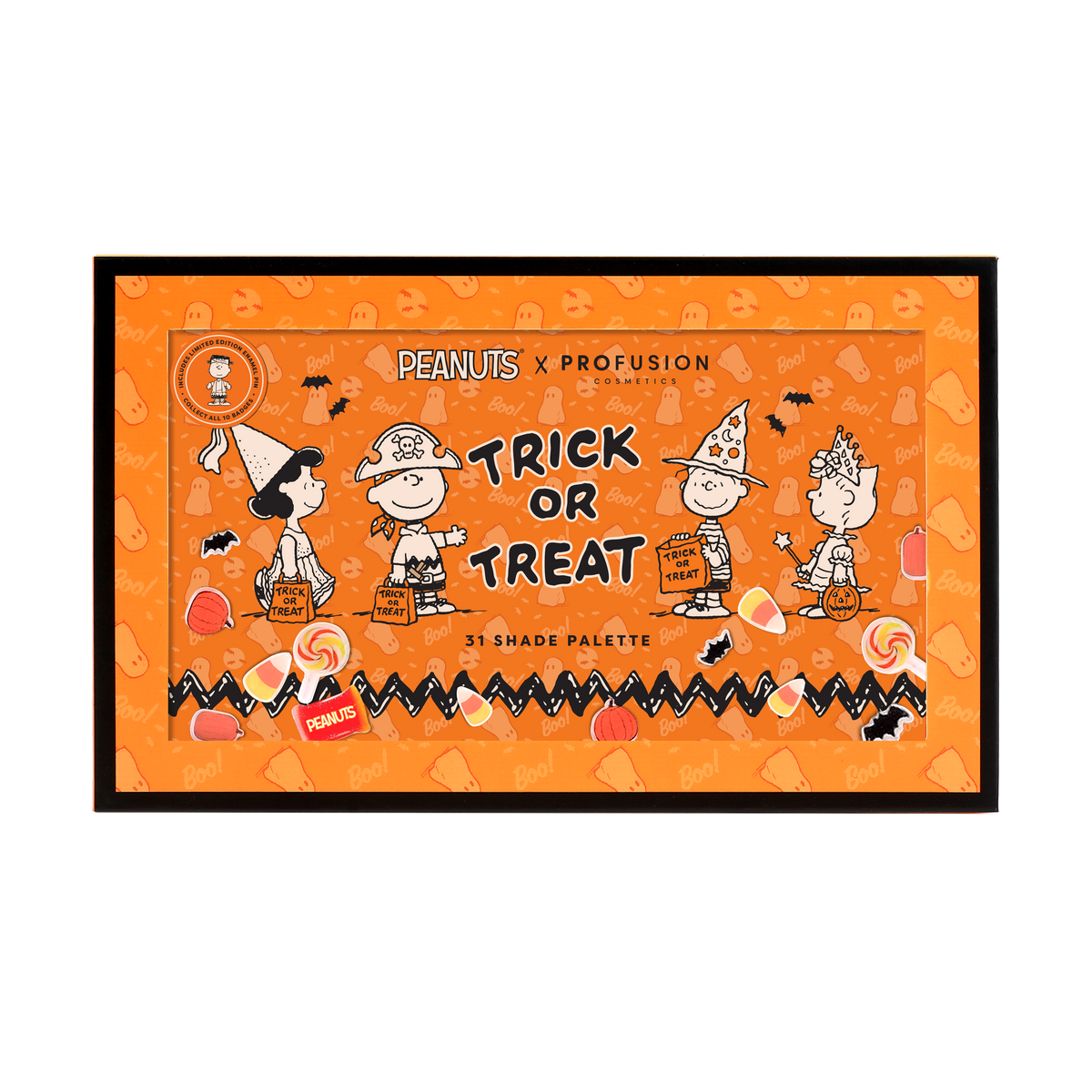PROFUSION Peanuts Halloween | Trick or Treat 31 Shade Palette