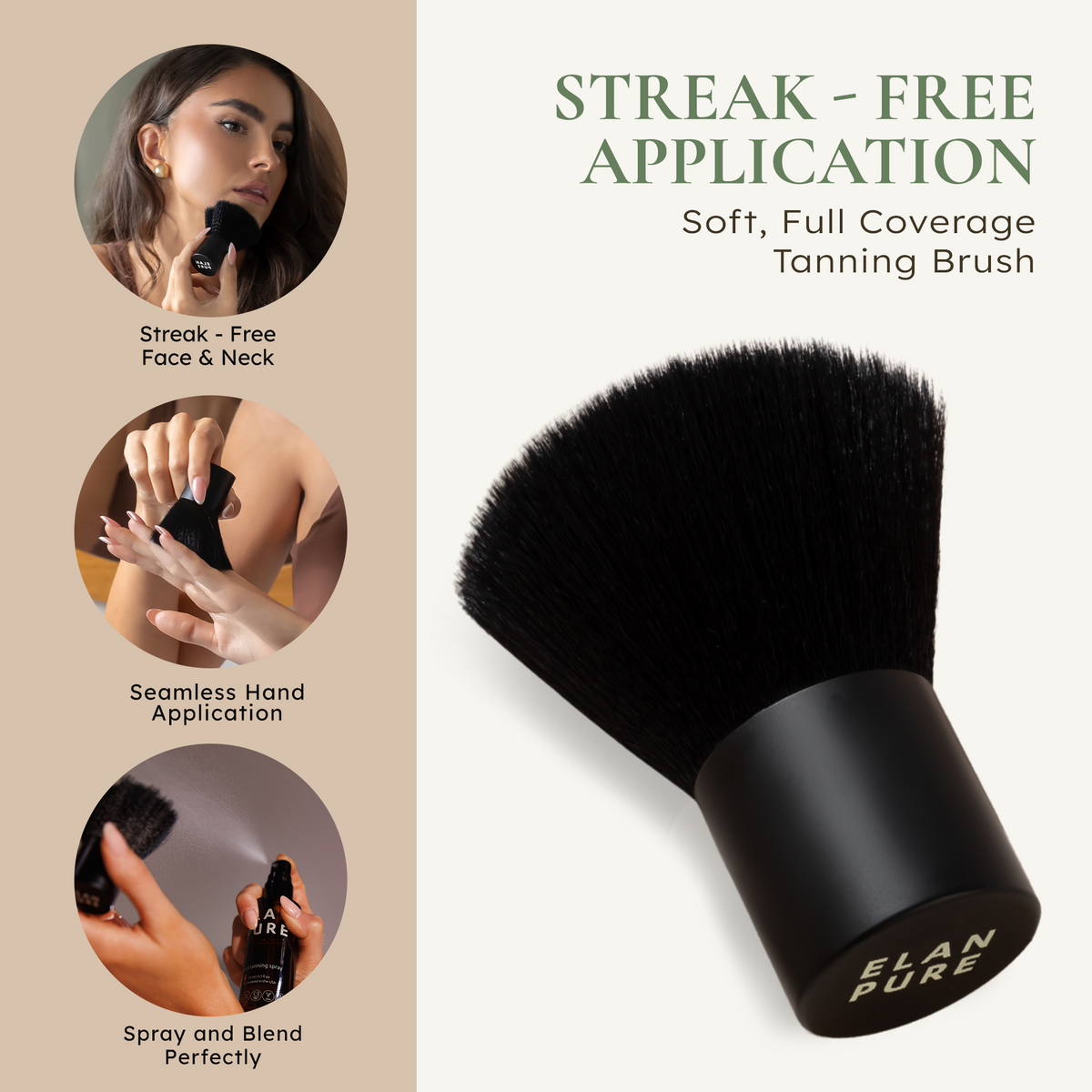 ELAN PURE Tanning Brush