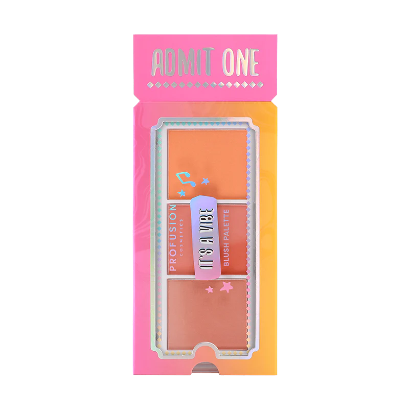 PROFUSION It's a Vibe | Admit One 3-Shade Blush Palette