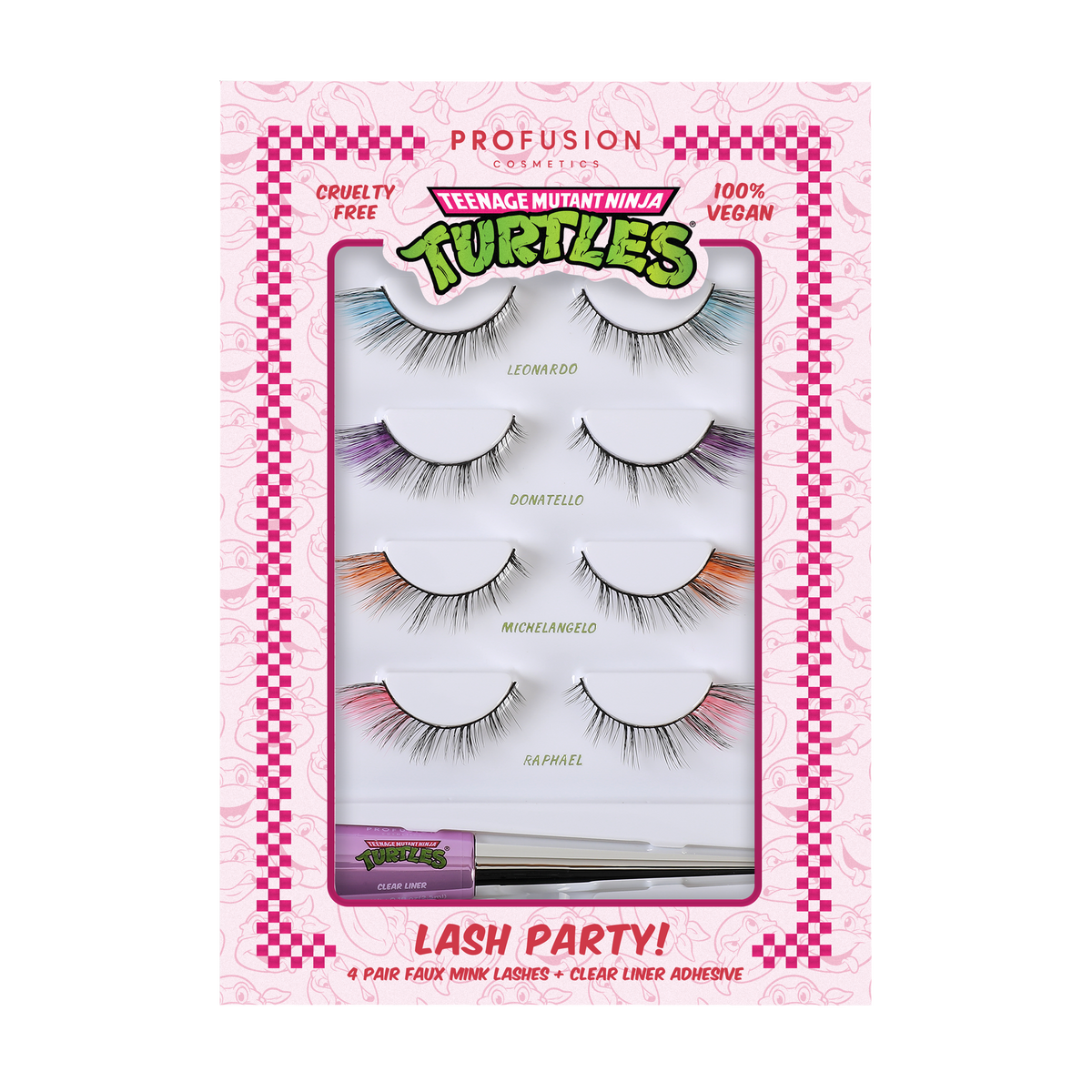 PROFUSION TMNT | Lash Party 4 Pair Set