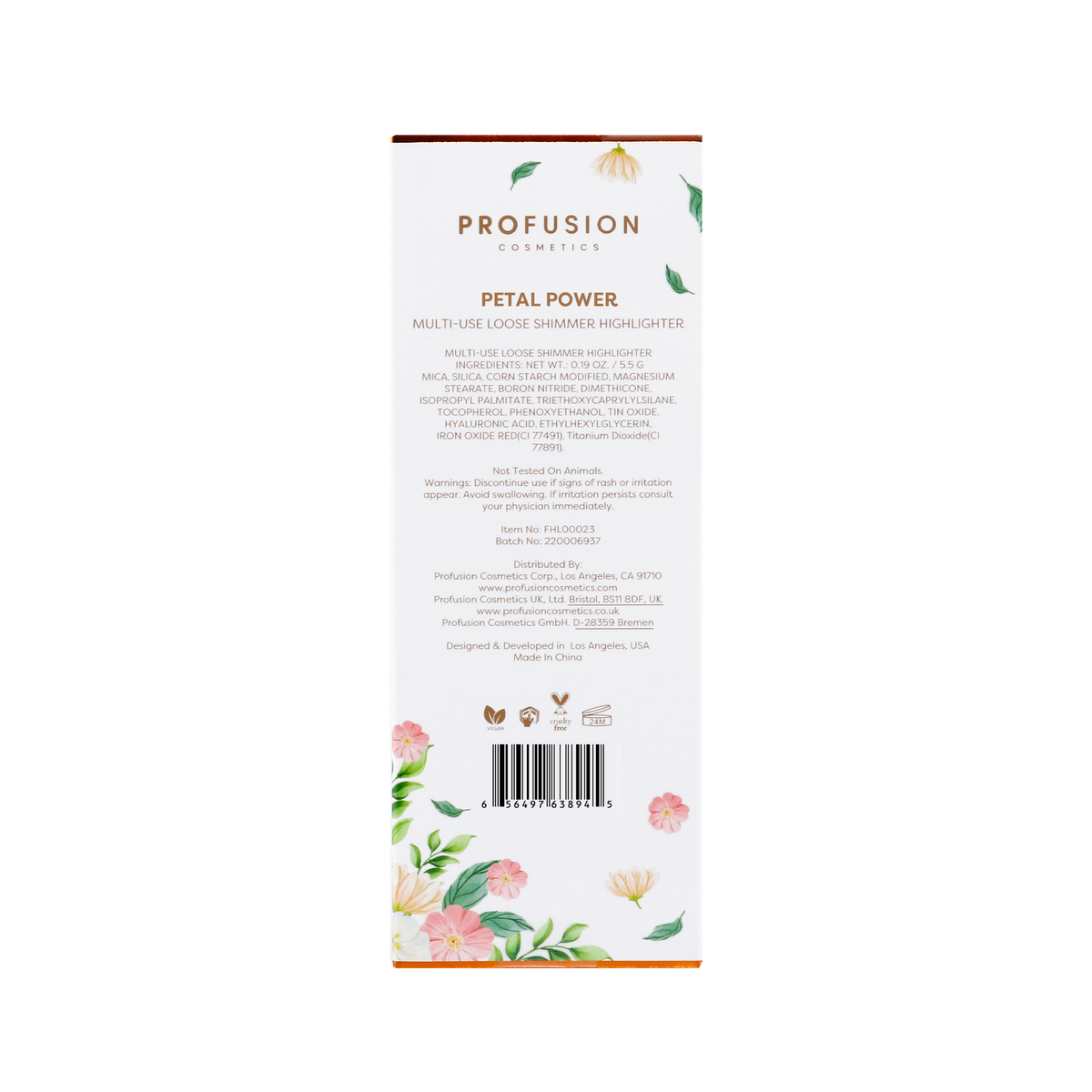 PROFUSION Petal Perfect |Petal Power Multi-Use Loose Shimmer Highlighter