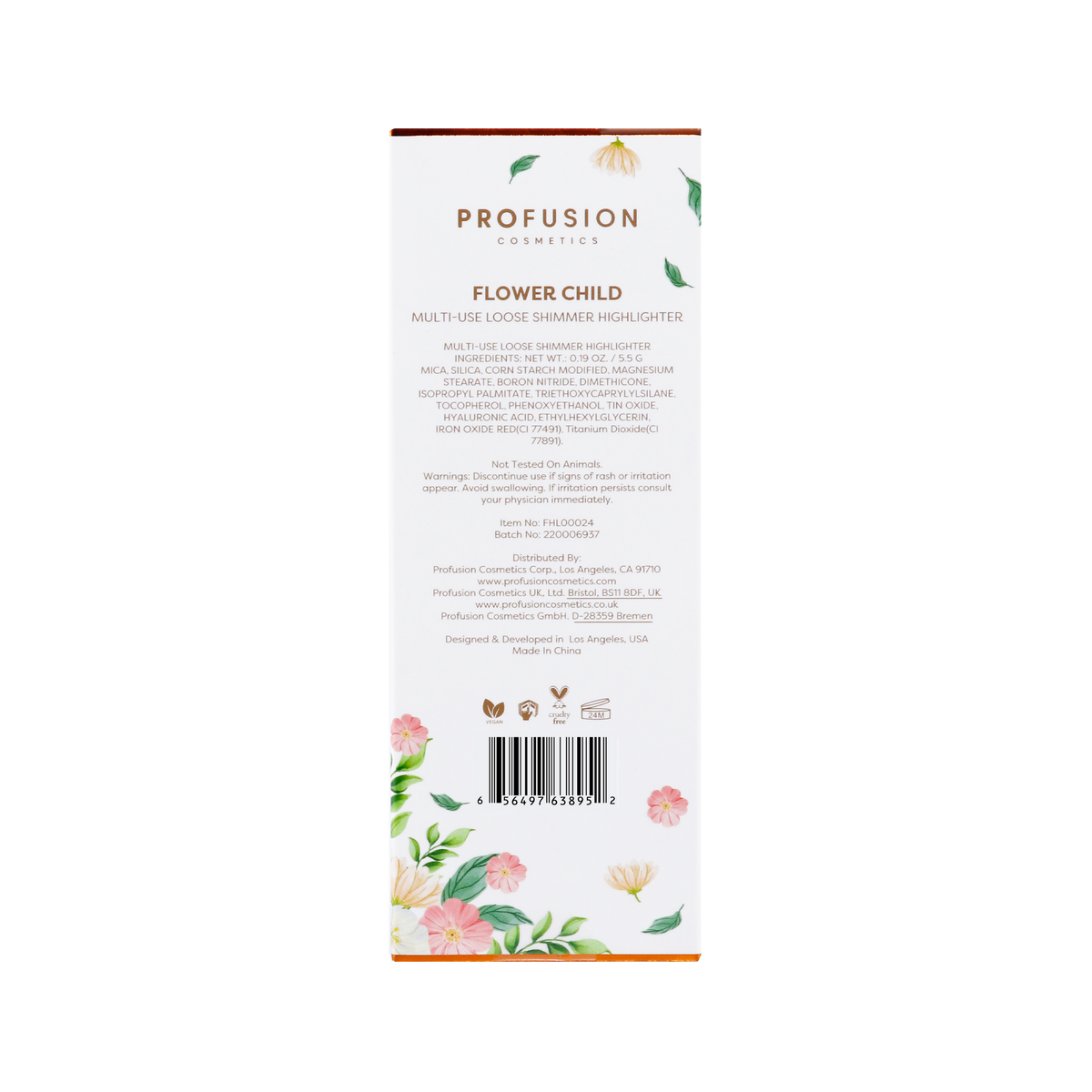 PROFUSION Petal Perfect |Flower Child Multi-Use Loose Shimmer Highlighter