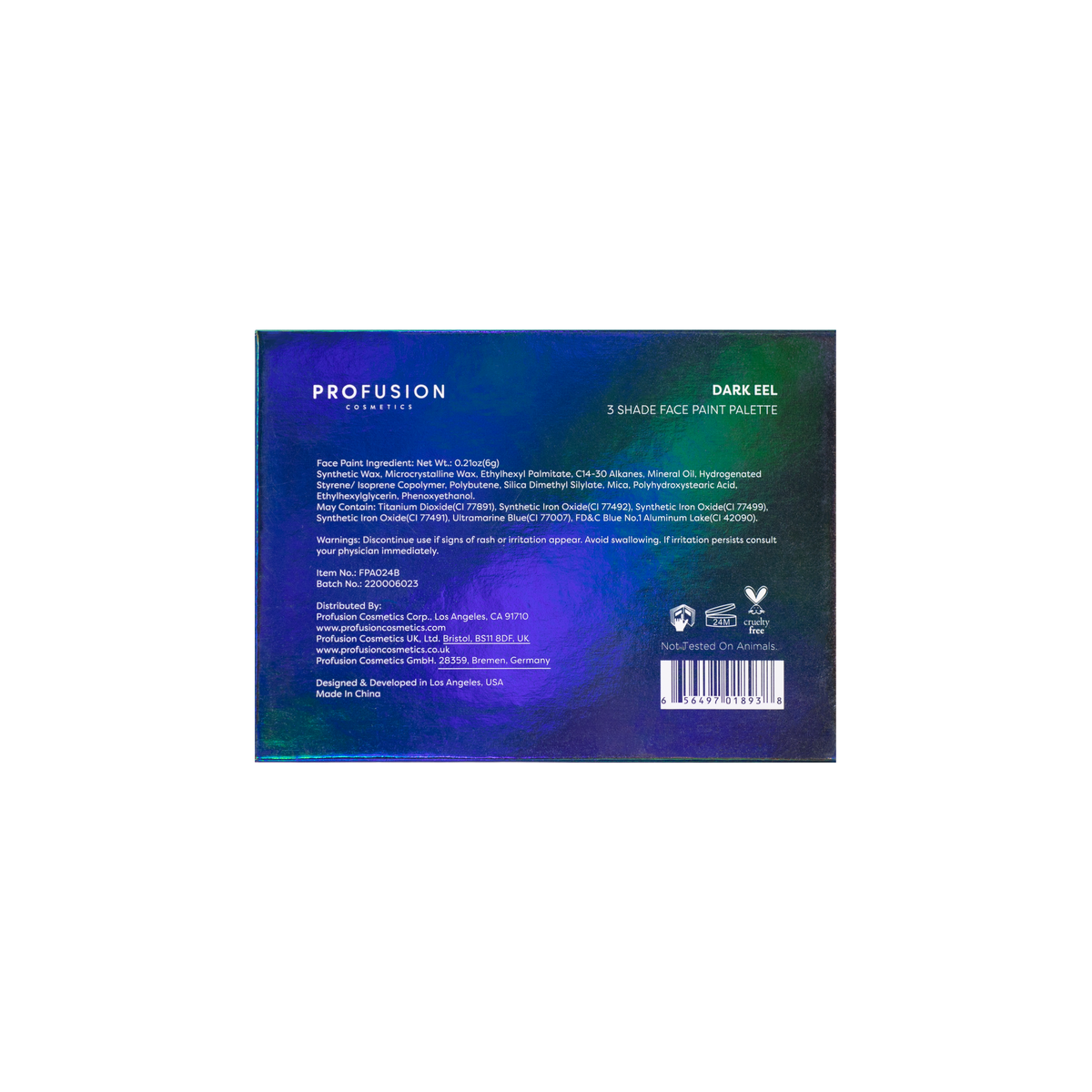 PROFUSION Sea Witch Face Paint  - Death Grip