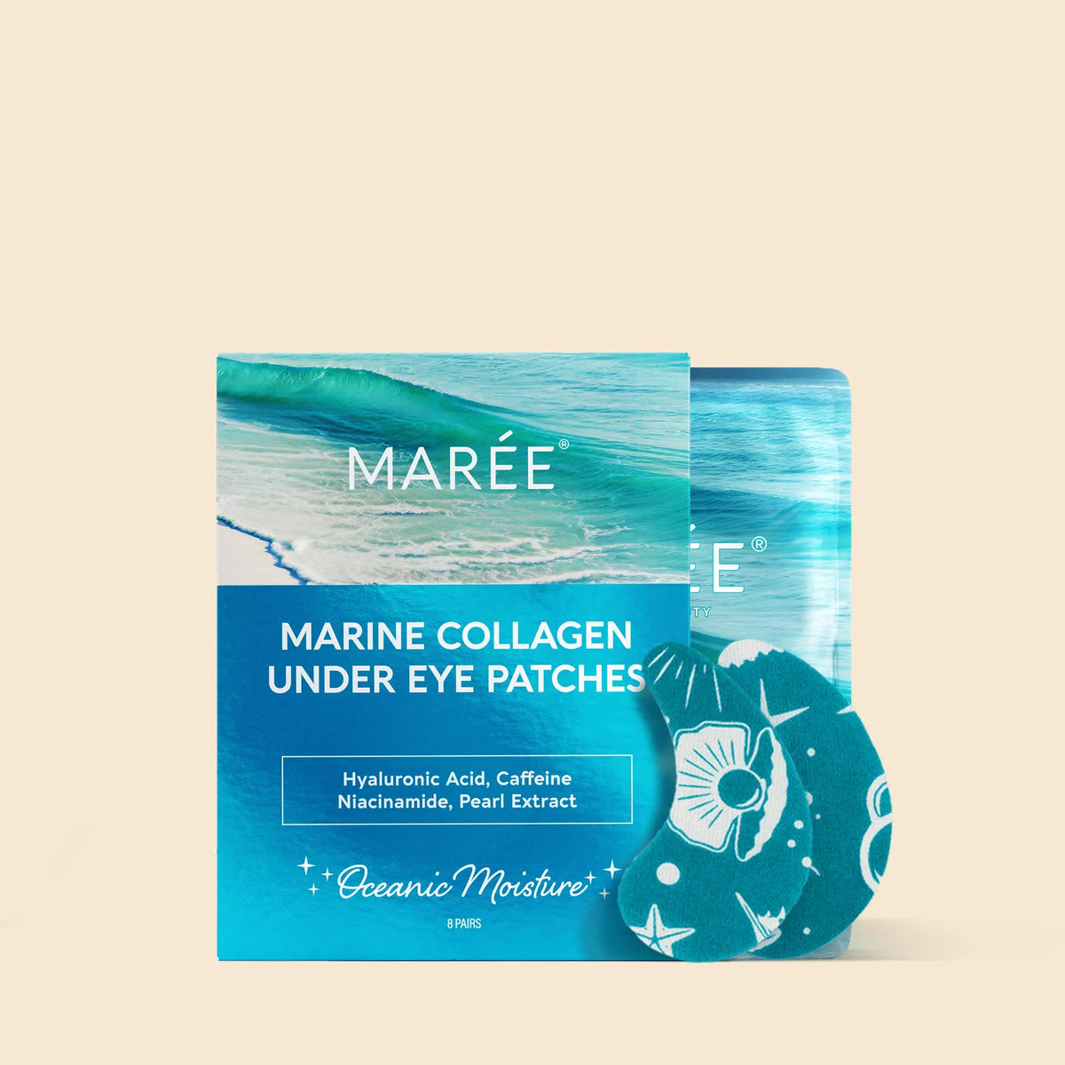 MAREE Turquoise Eye Patches for Tired Eyes