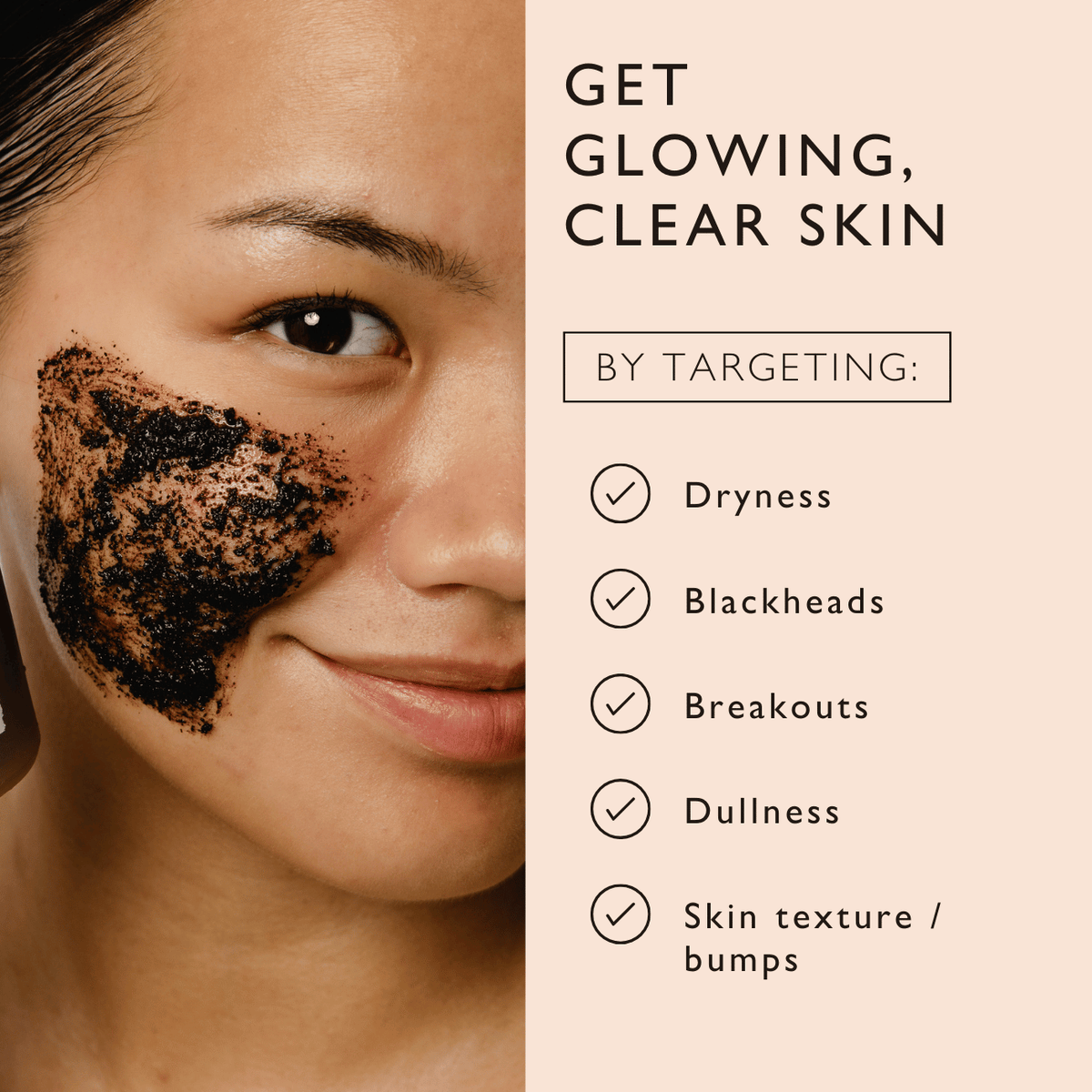 UPCIRCLE Natural Face Scrub – Citrus Blend – Travel Size