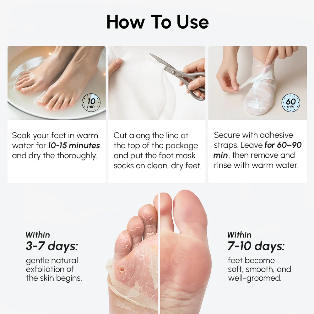 MAREE Exfoliating & Hydrating Foot Mask