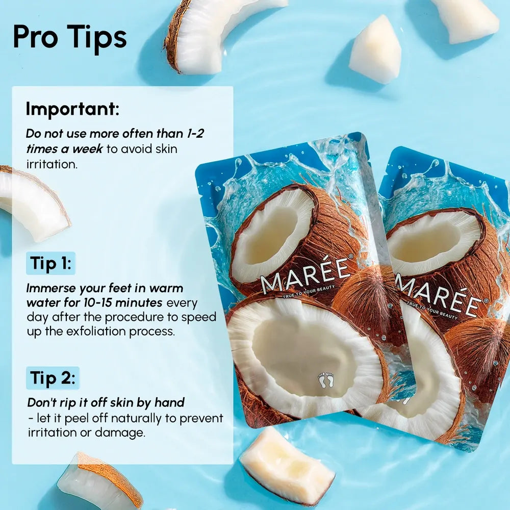 MAREE Exfoliating & Hydrating Foot Mask