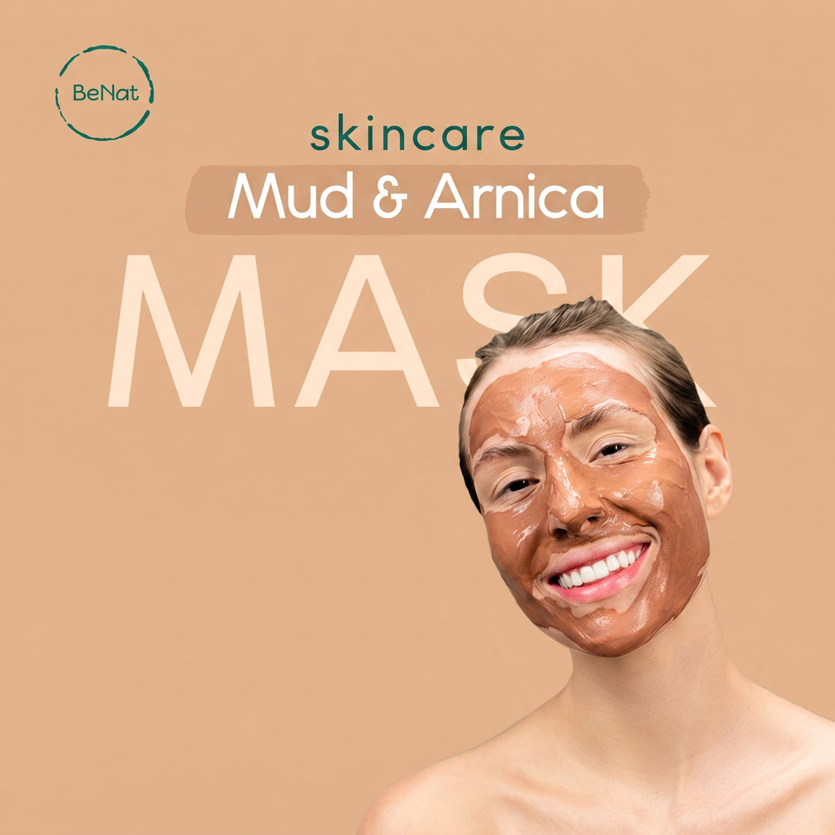 BENAT 2-pack Mud & Arnica Facial Mask
