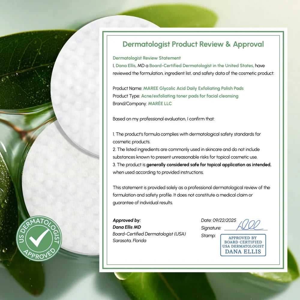 MAREE Glycolic Acid Exfoliating Pads