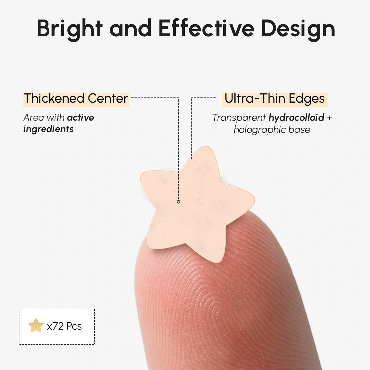 Gold Star Pimple & Acne Patches