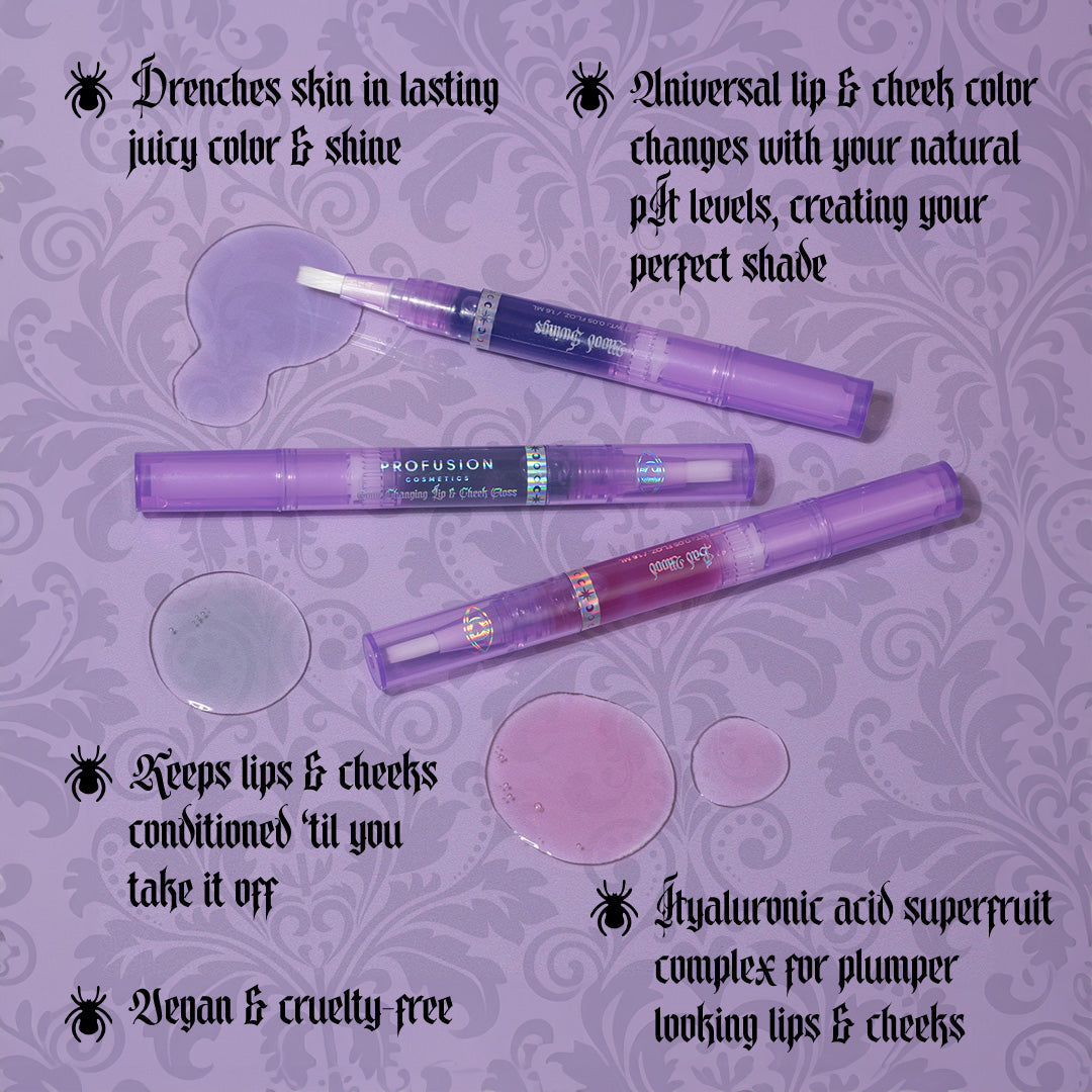 PROFUSION Mood Gloss-Color Changing Lip& Cheek Gloss
