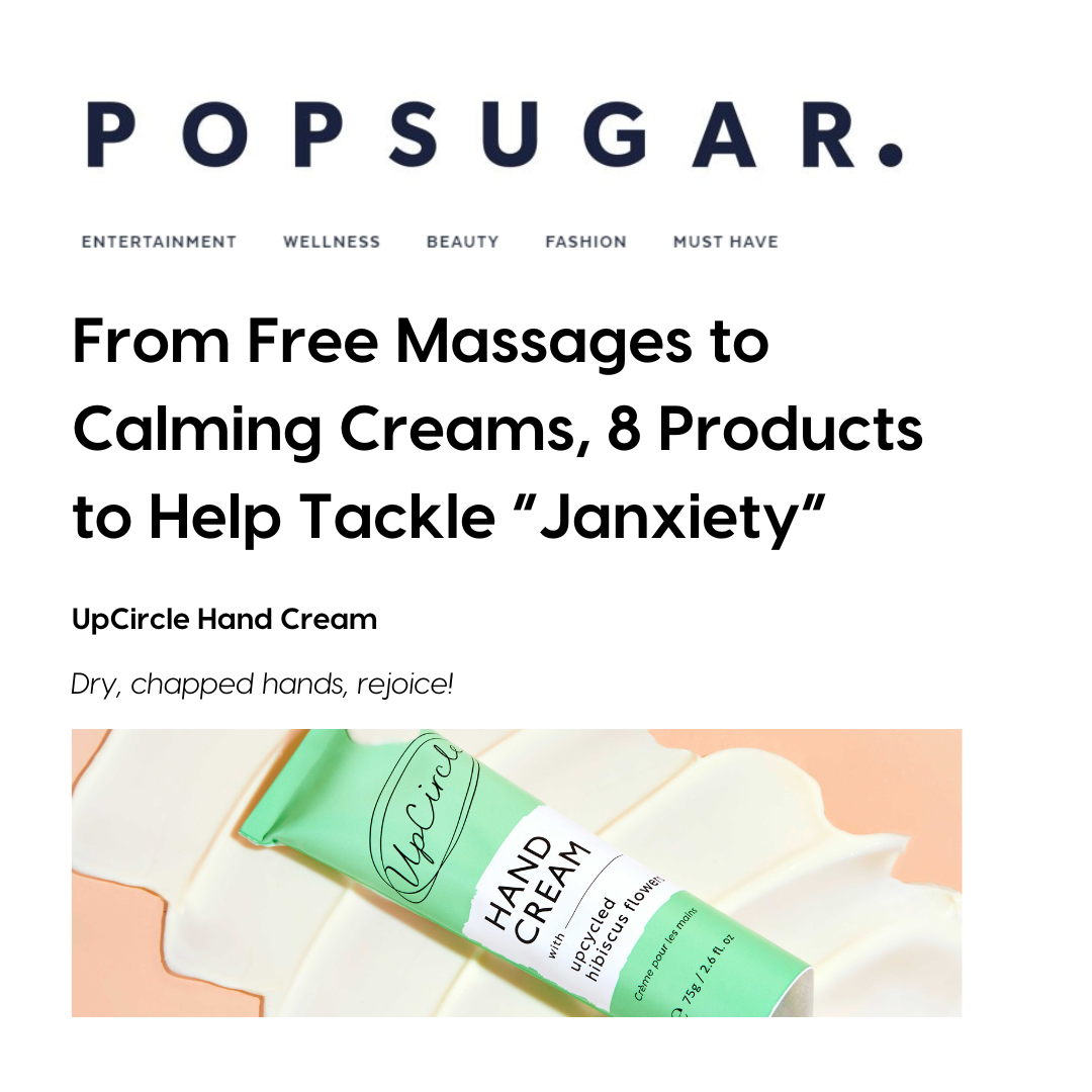 UPCIRCLE Hand Cream with Hibiscus Flowers