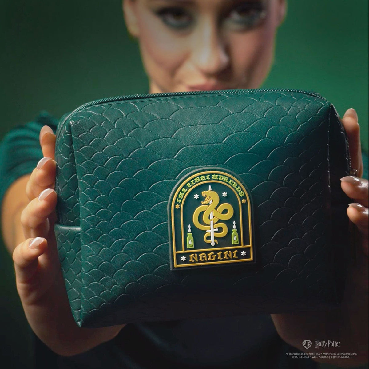 PROFUSION Hp Dark Arts | Nagini Cosmetic Bag with Face Gems & Temporary Tattoo