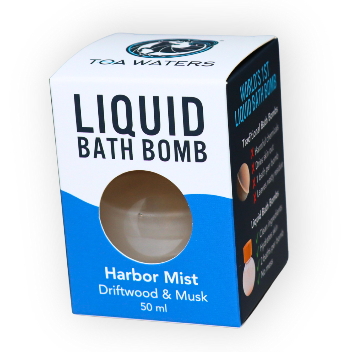 Harbor Mist Liquid Bath Bomb - Driftwood and Musk