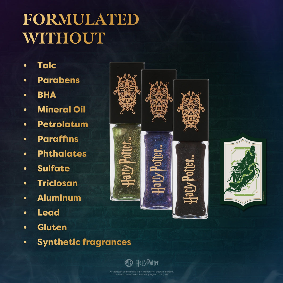 PROFUSION HP Dark Arts | Death Eater Bite Color Changing Shimmer Lip Oil