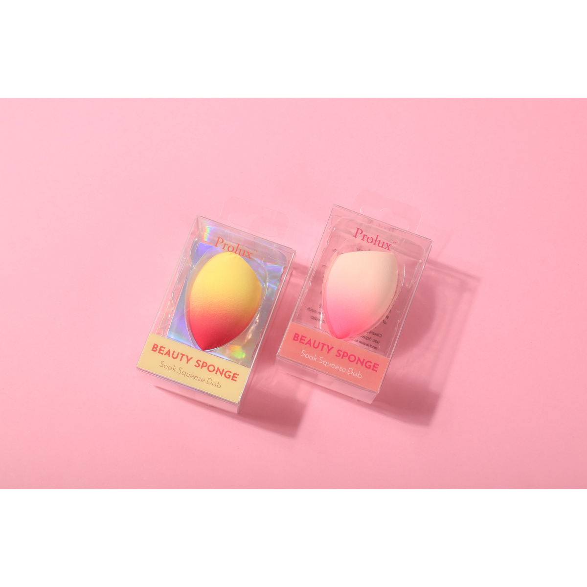 PROLUX Beauty Sponge: Soak. Squeeze. Dab