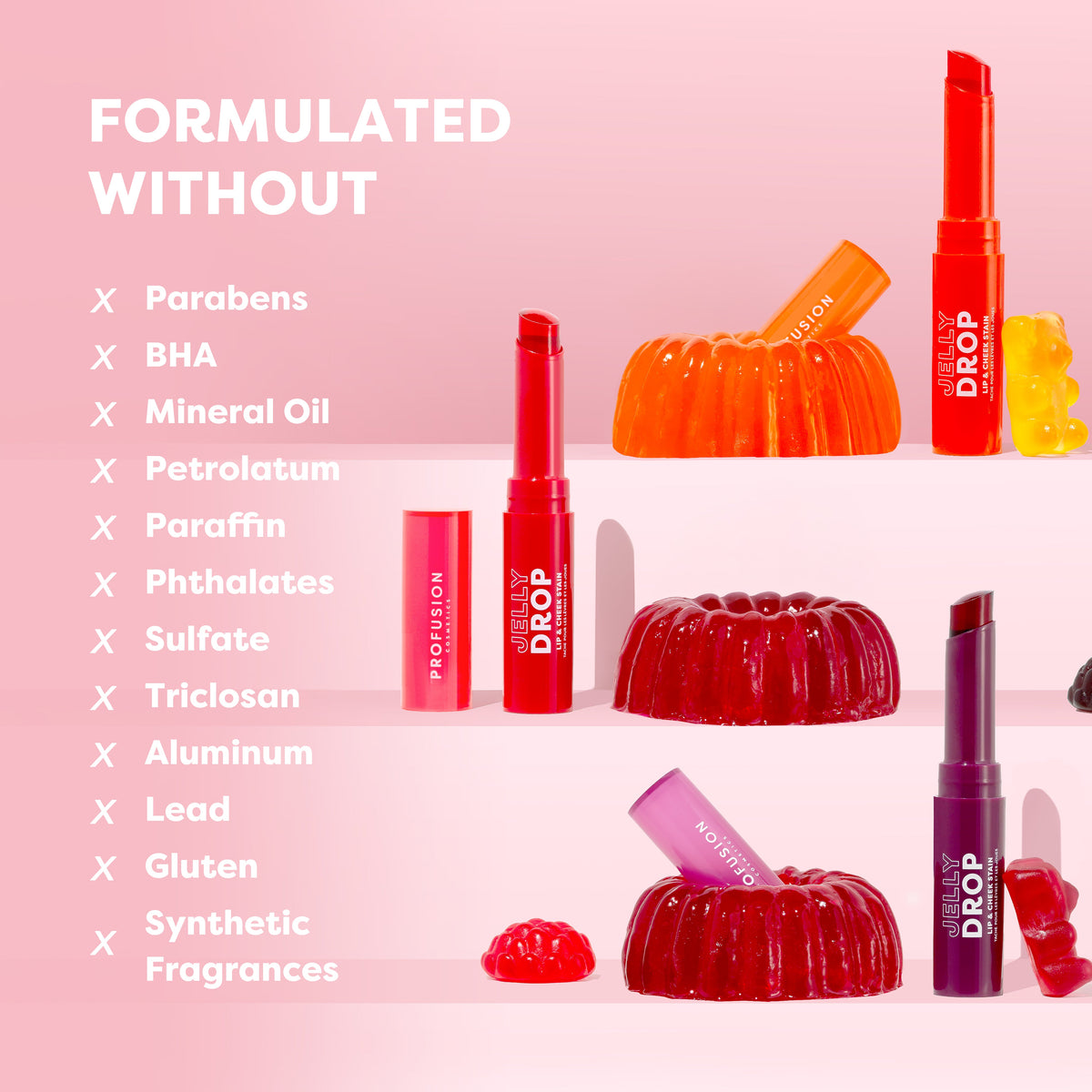 PROFUSION Jelly Drop Lip & Cheek Stain