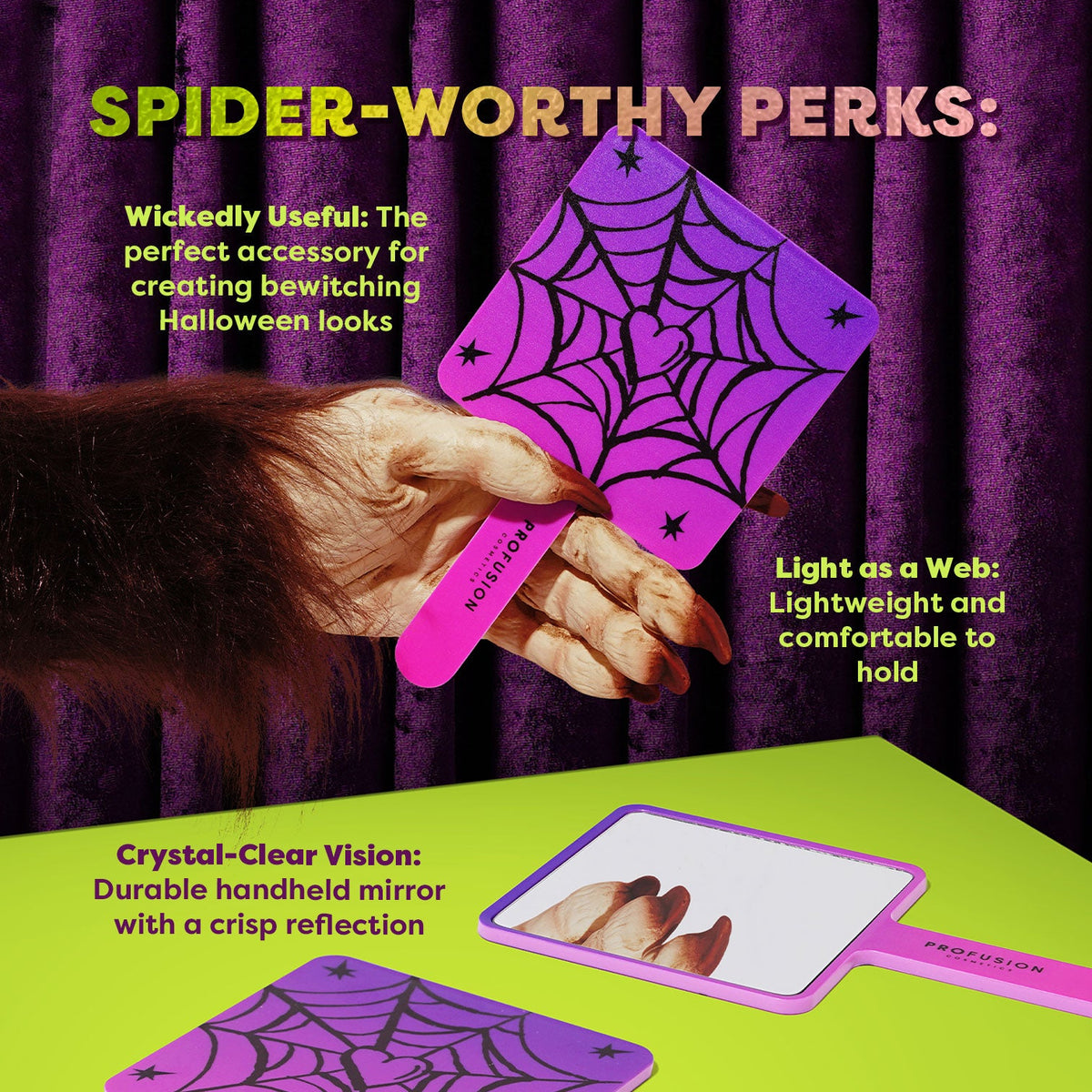 PROFUSION Monster Bash | Widow's Gaze Handheld Mirror