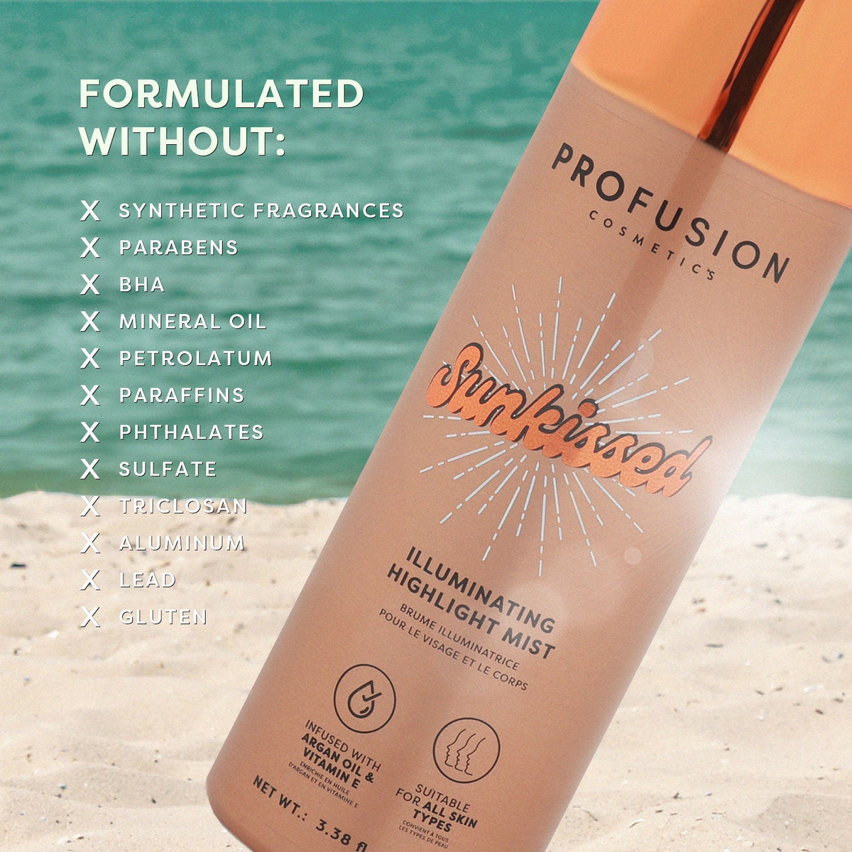PROFUSION West Coast Glow | Sunkissed Illuminating Highlight Mist