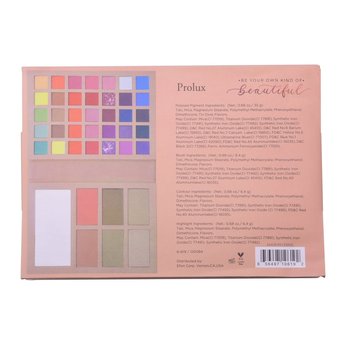 PROLUX Be Your Own Kind Of Beautiful Eyeshadow Palette