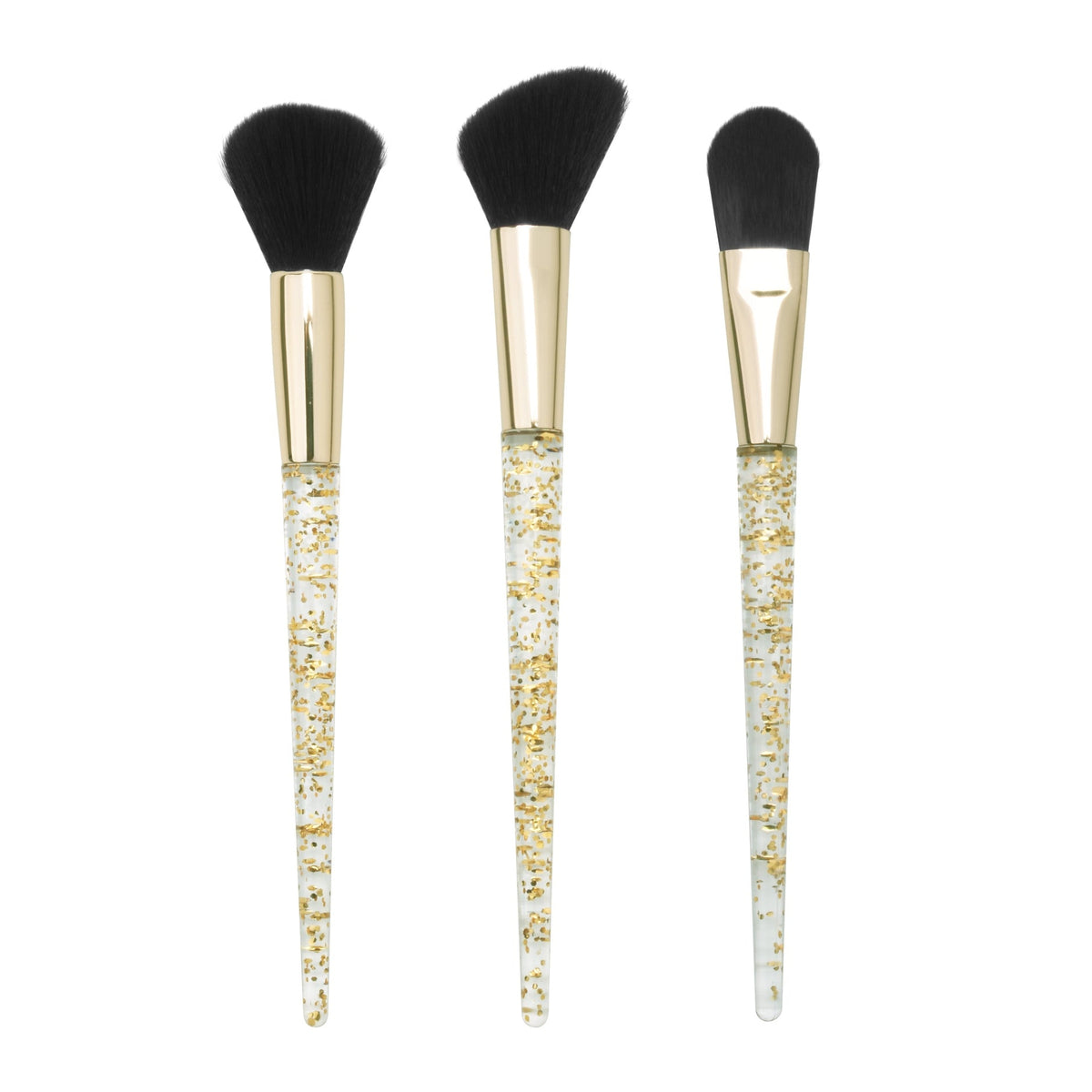 PROLUX Gold Flakes 3-Piece Brush Set