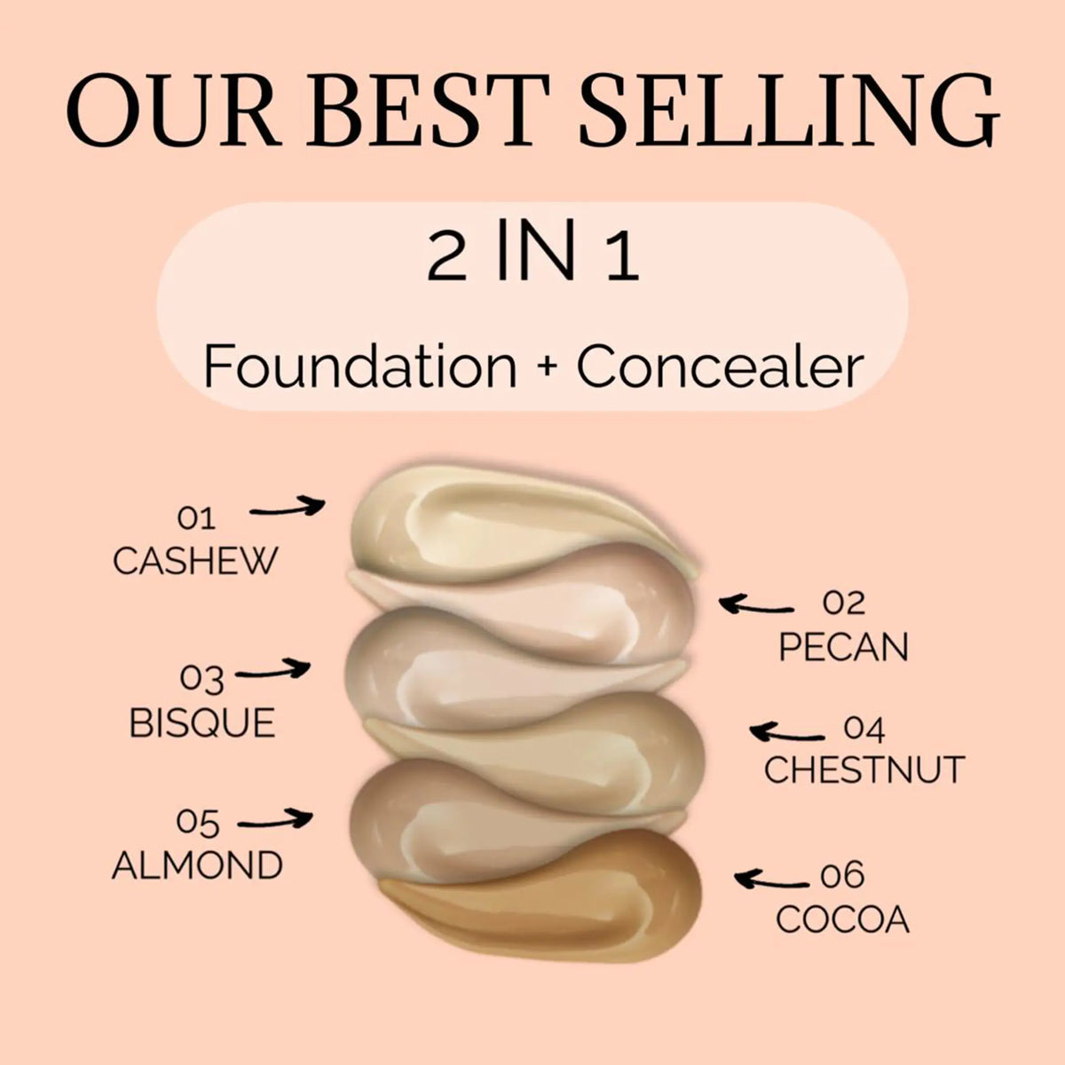 PROLUX 2 in 1 Foundation and Concealer