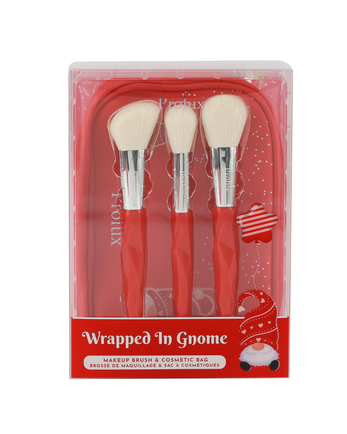 PROLUX Wrapped in Gnome: Makeup Brush & Cosmetic Bag