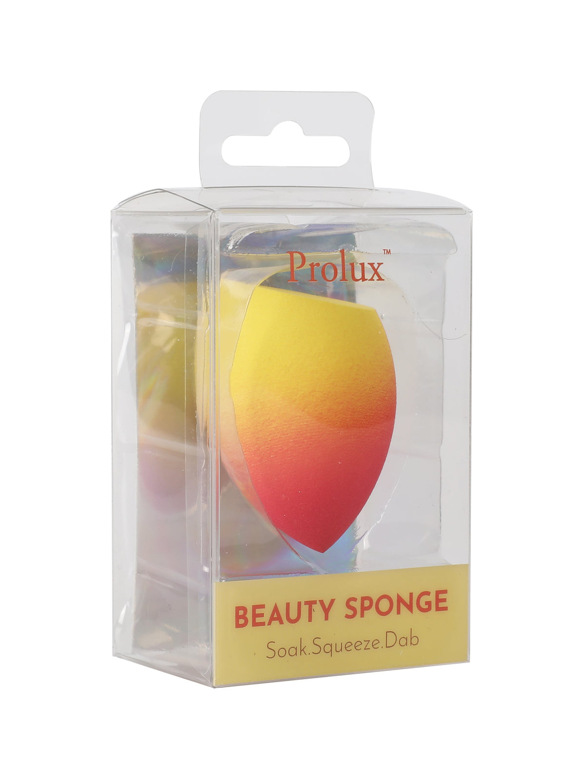 PROLUX Beauty Sponge: Soak. Squeeze. Dab