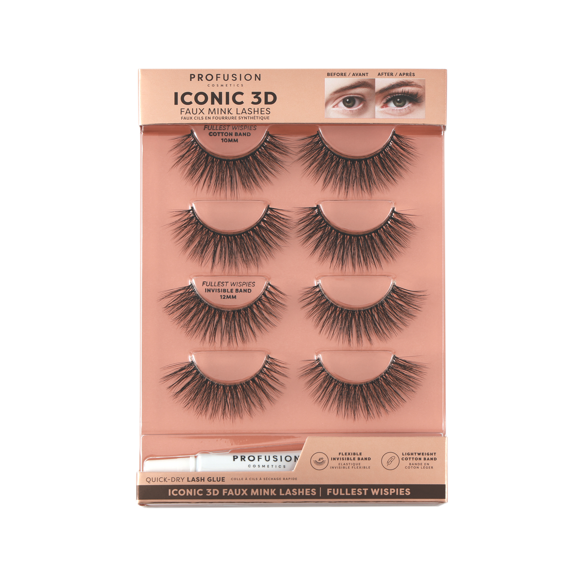 PROFUSION Iconic 3D Faux Mink Lashes