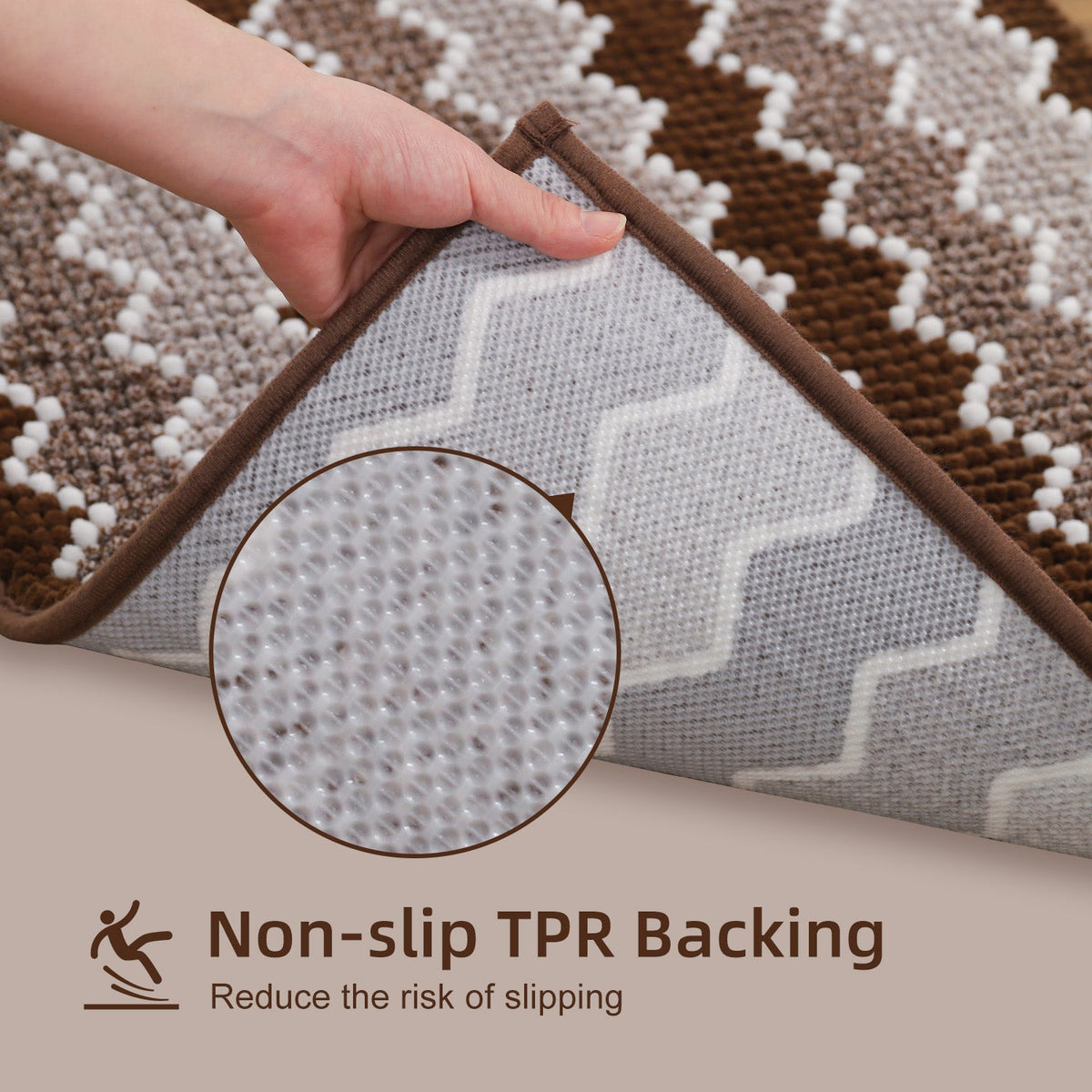 Kasentex Soft Absorbent Durable Non-Slip Bathroom Rug Mat, Room Decor, Graduation Gifts, Fathers Day Gift, Mother Gift