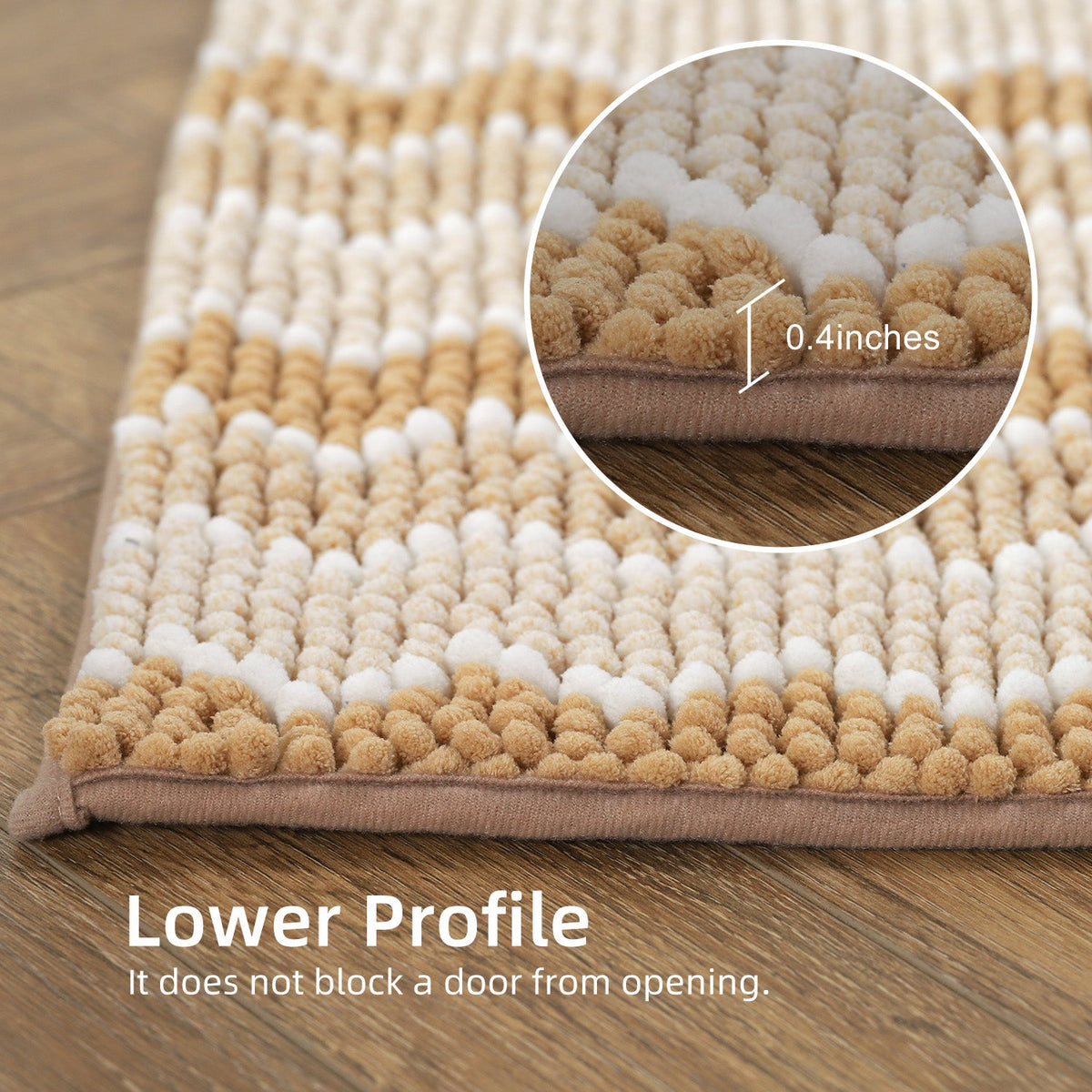Kasentex Soft Absorbent Durable Non-Slip Bathroom Rug Mat, Room Decor, Graduation Gifts, Fathers Day Gift, Mother Gift