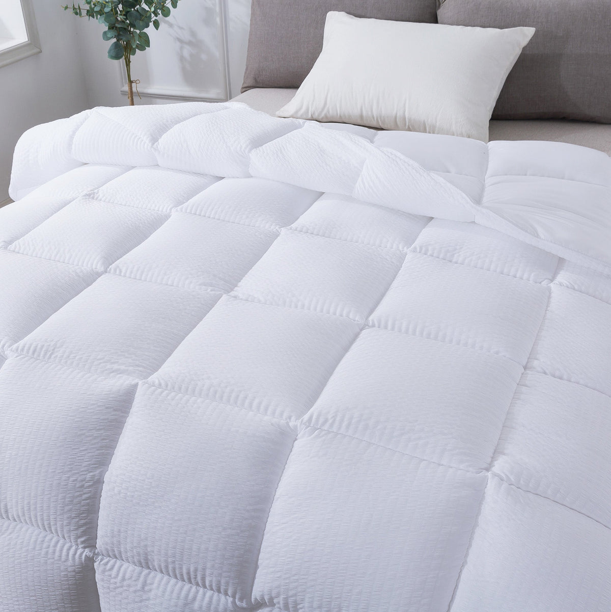 KASENTEX Ultra Soft All Season Down Alternative Reversible Comforter, Twin, Queen, King, Room Decor, Graduation Gifts