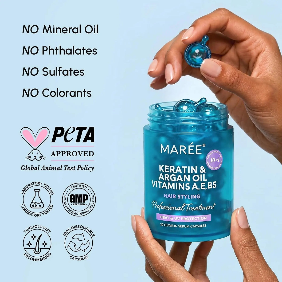 MAREE Oil Capsules For Frizzy Hair