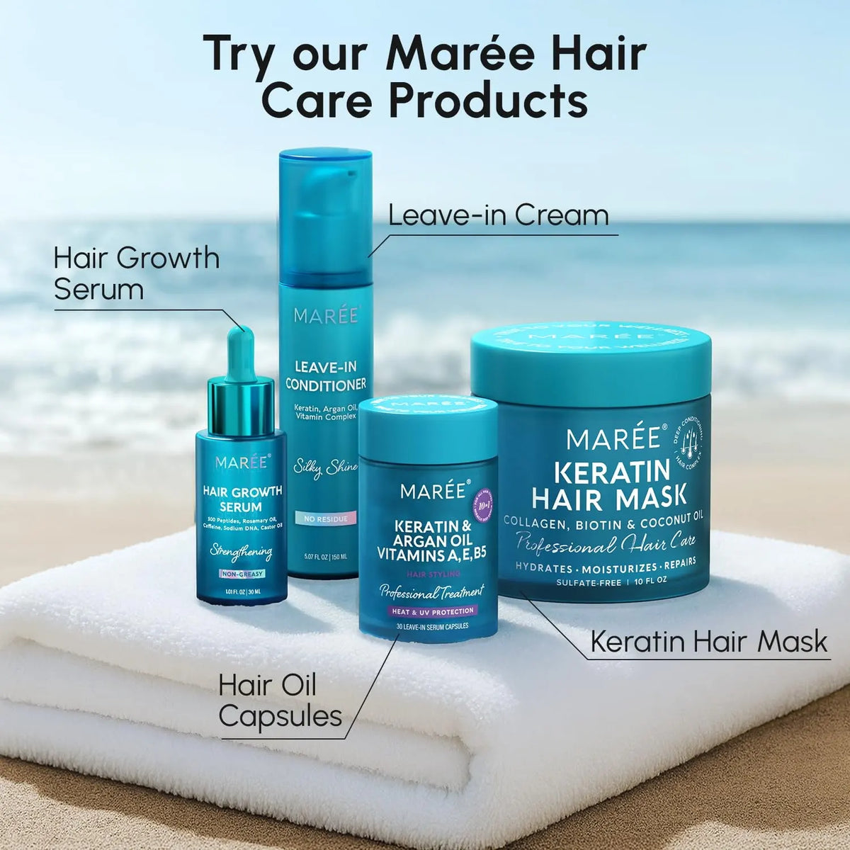 MAREE Oil Capsules For Frizzy Hair