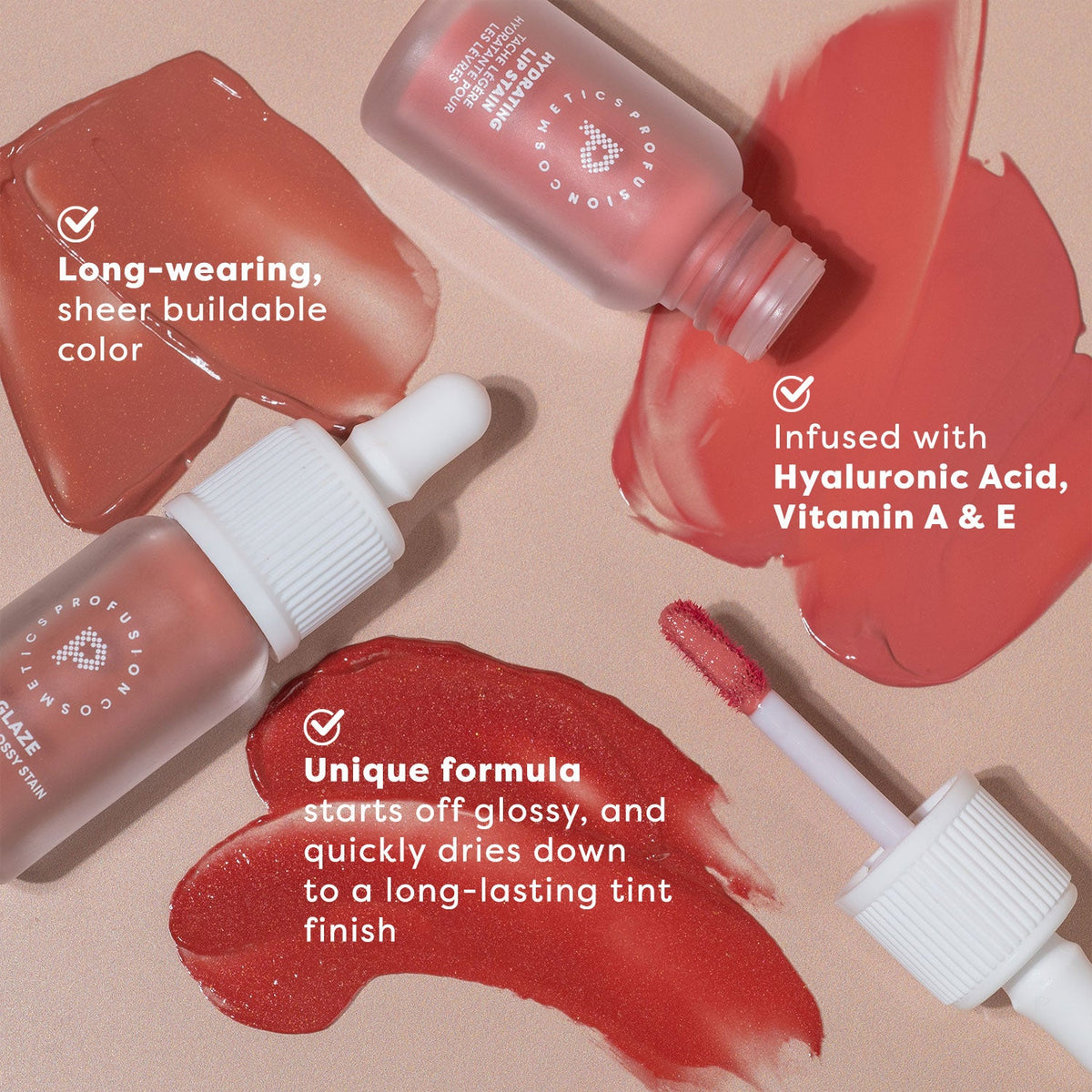 PROFUSION Lip Glaze Hydrating Lip Stain