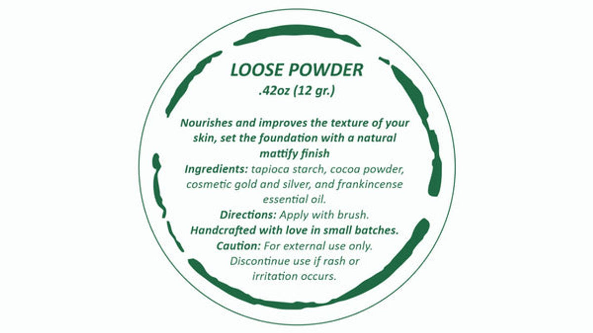 BENAT All-Natural Bronzer Loose Powder. Eco-Friendly