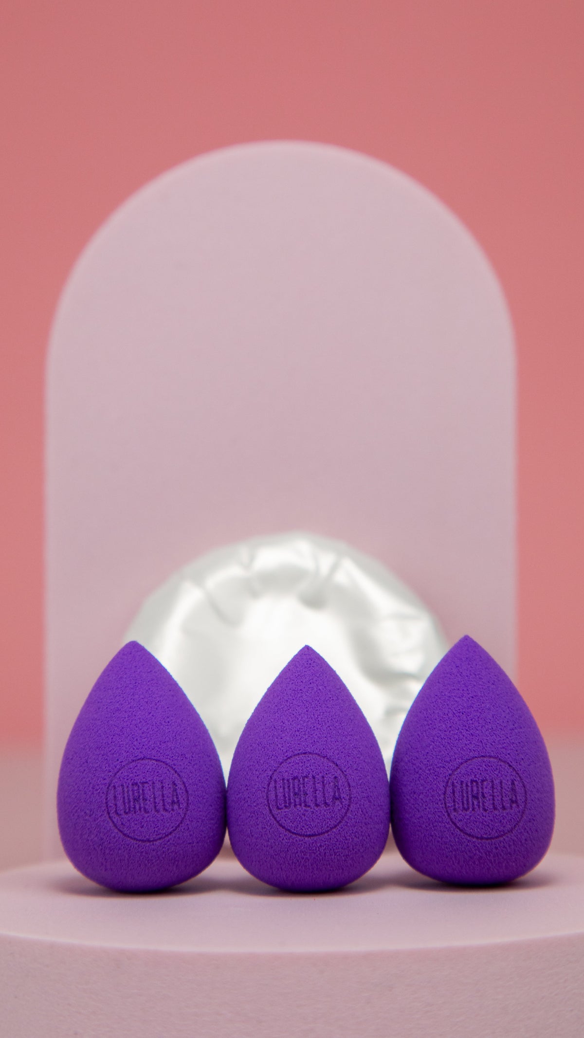 LURELLA Mini Teardrop Sponge Pack - Black