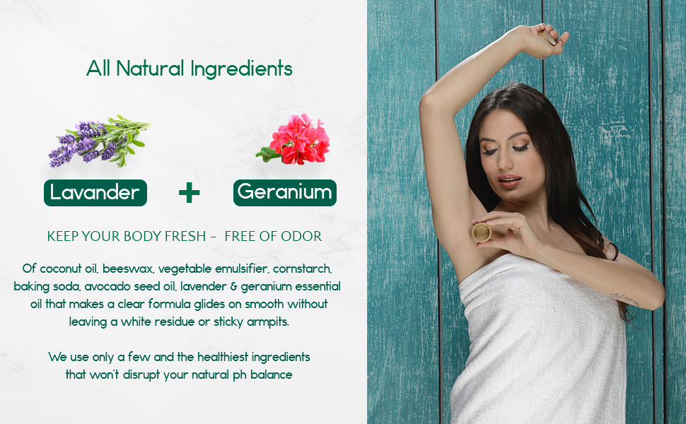 BENAT All Natural, Plastic-Free Deodorants