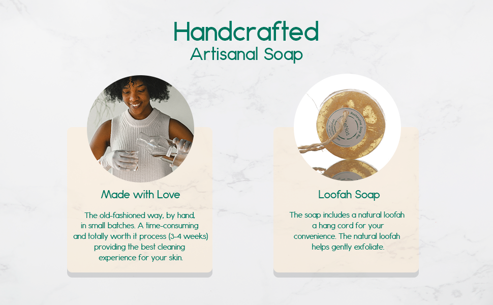 BENAT Restorative Soap Bar. Oat, Honey, and Olive Oil.