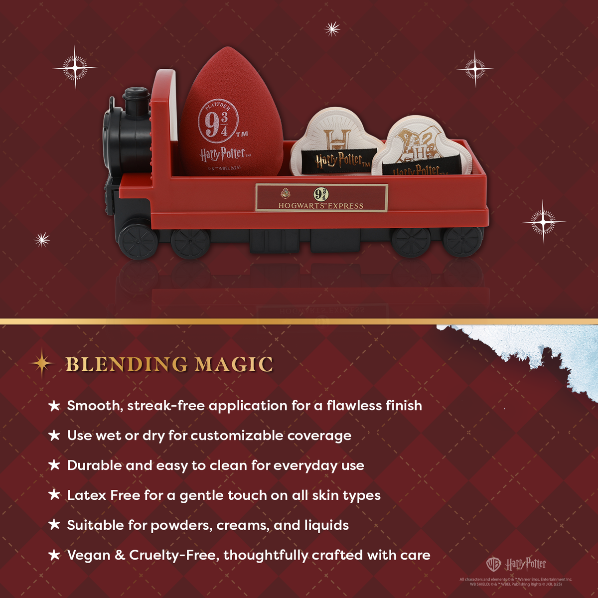 PROFUSION Harry Potter Holiday | Hogwarts™ Express Sponge Set