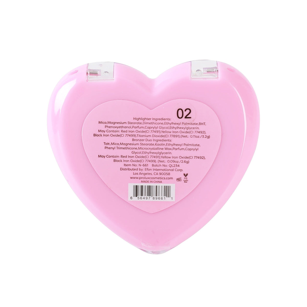PROLUX HeartBreaker Highlighter and Bronzer Duo