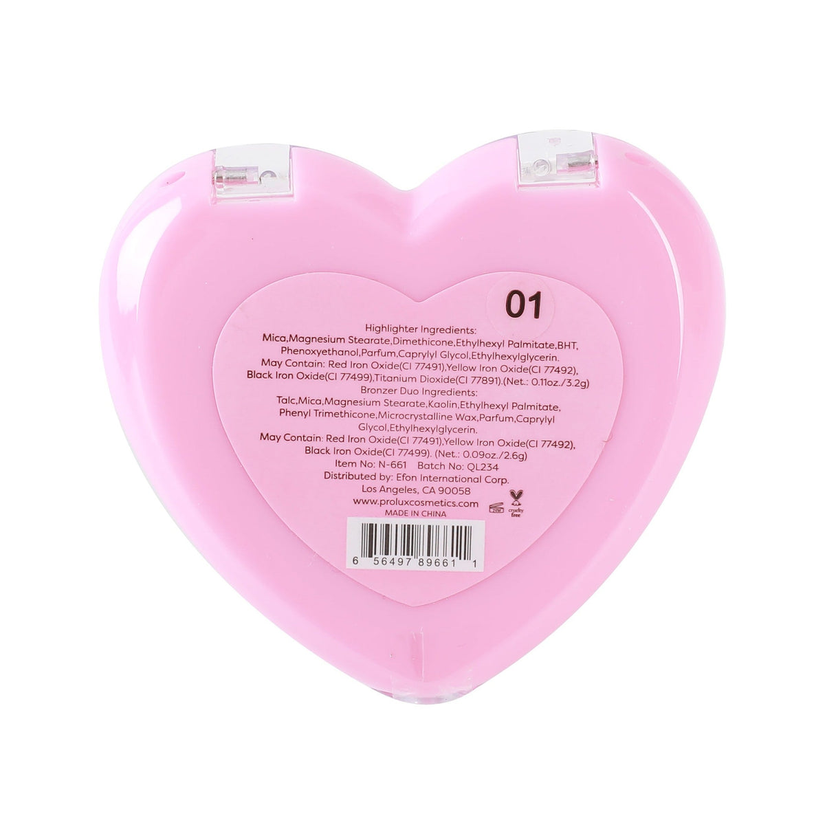PROLUX HeartBreaker Highlighter and Bronzer Duo