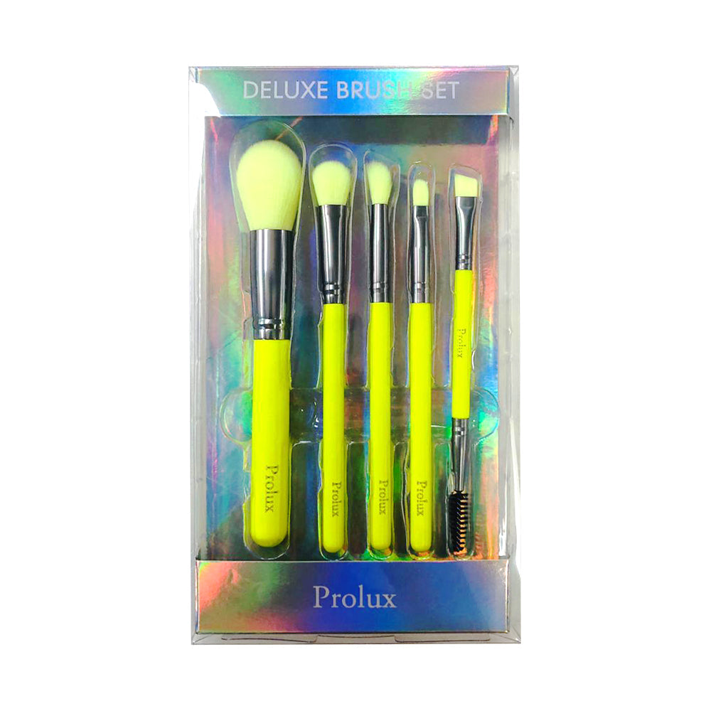 PROLUX Deluxe 5 Piece Neon Brush Set