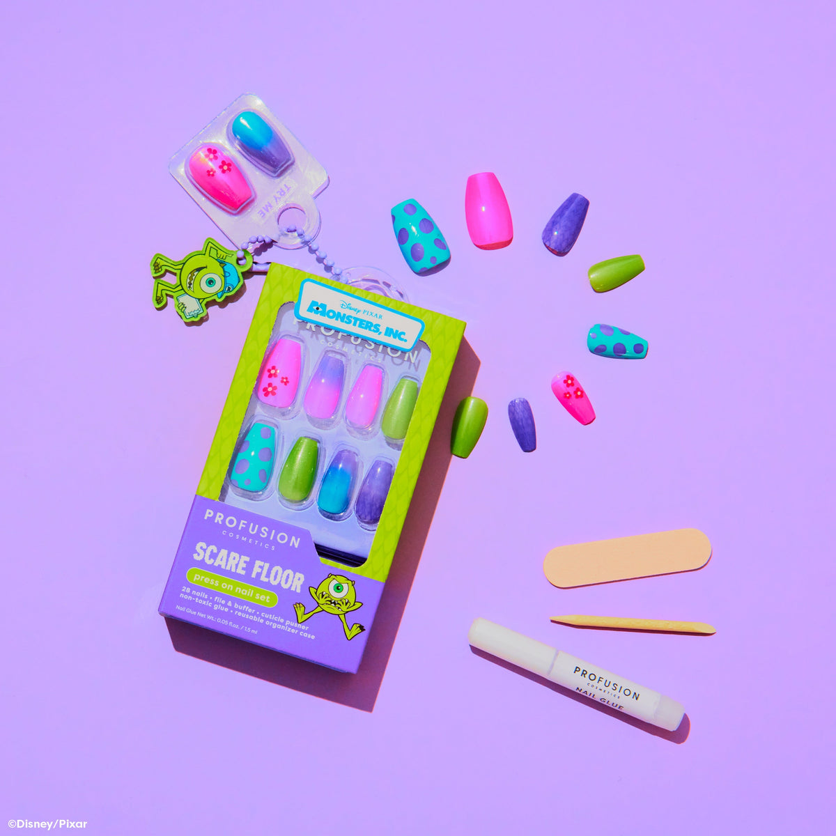 Scare Floor | Press On Nail Set