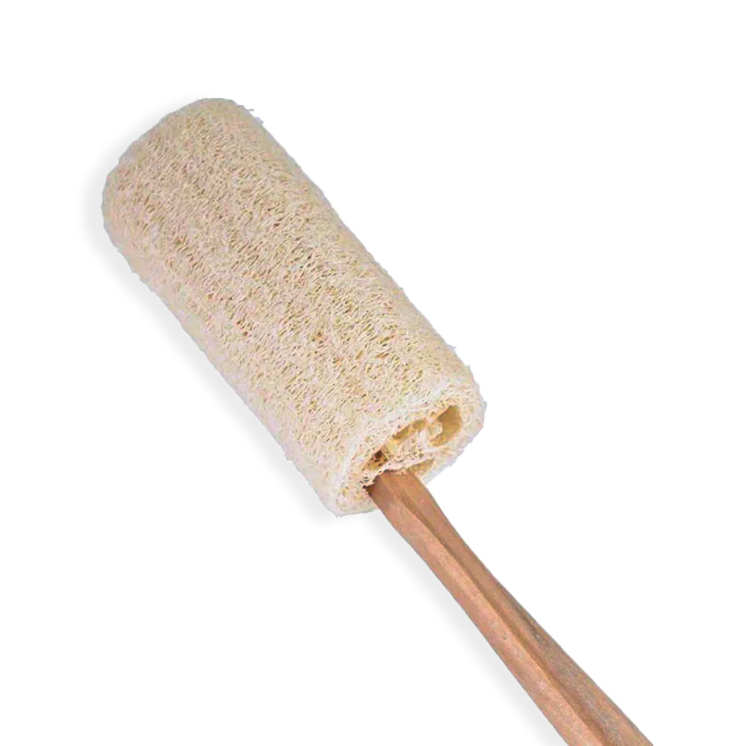 BENAT Natural Loofah Bath Brush w/Long Handle.