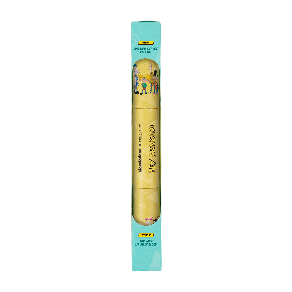 PROFUSION Hey Arnold! | Move It Football Head - Peel Off Lip Stain & Nourishing Lip Balm