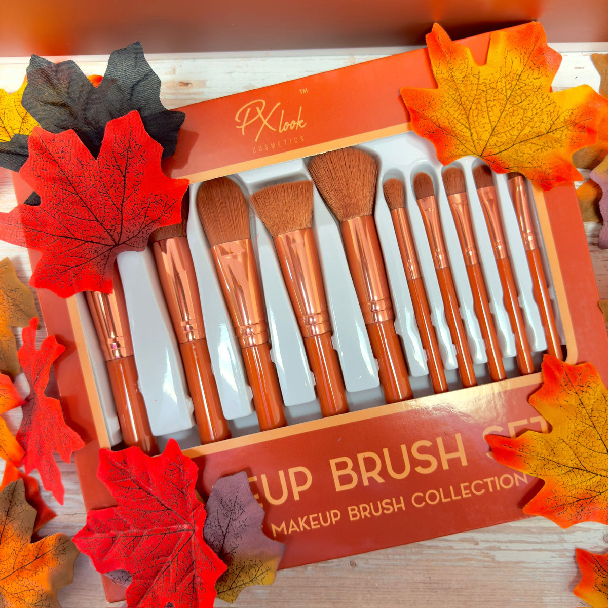 PROLUX Makeup Brush Set - 10 Piece Makeup Brush Collection